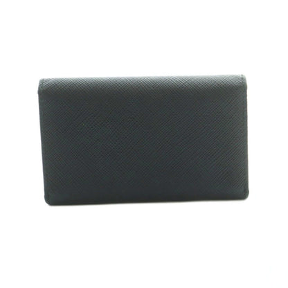 Prada Saffiano Key Case Quadruple Strand Leather Black Key Holder — view 2