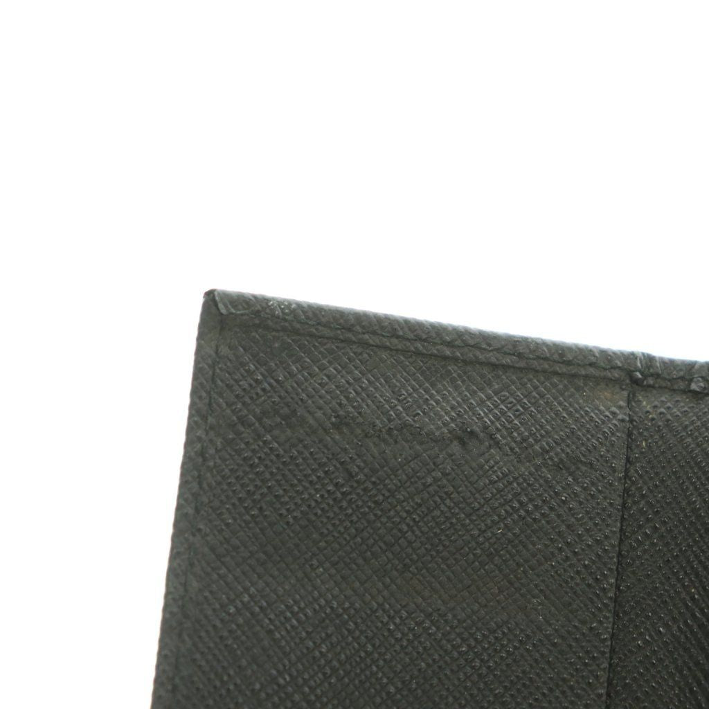 Prada Saffiano Key Case Quadruple Strand Leather Black Key Holder — view 8