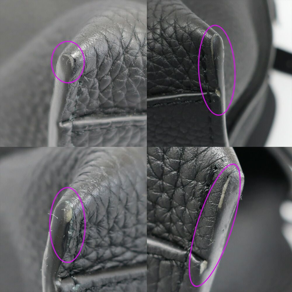 Loewe Ten T Backpack Black Silver Leather Anagram Logo — view 5