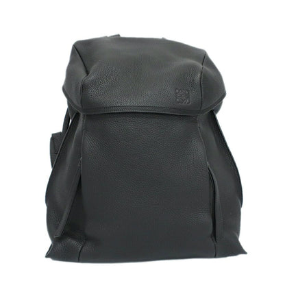 Loewe Ten T Backpack Black Silver Leather Anagram Logo