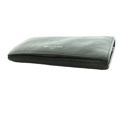 Balenciaga Black Cles Wallet Wrinkled SS — view 4