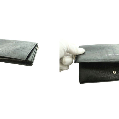Balenciaga Black Cles Wallet Wrinkled SS — view 9