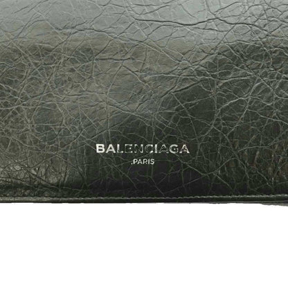 Balenciaga Black Cles Wallet Wrinkled SS — view 7