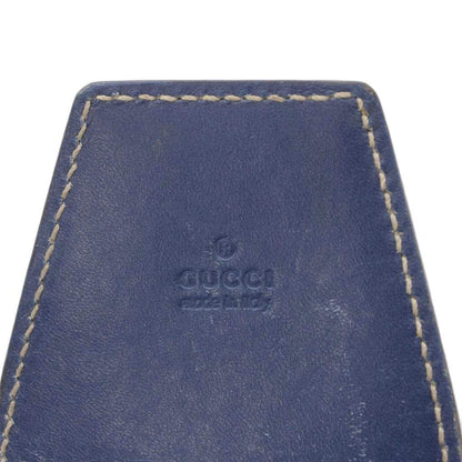 Gucci Cigarette Case Blue GG Pattern Embossed Stitch — view 6