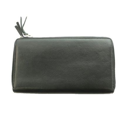 Balenciaga Paper Continental Zip Around Wallet Leather Black SS — view 2