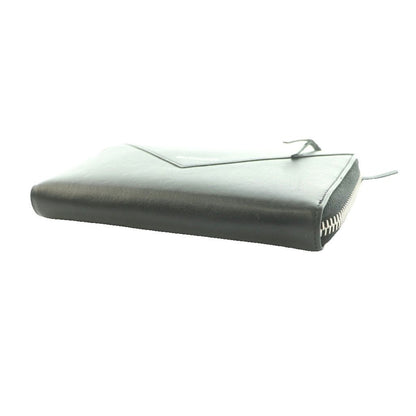 Balenciaga Paper Continental Zip Around Wallet Leather Black SS — view 4