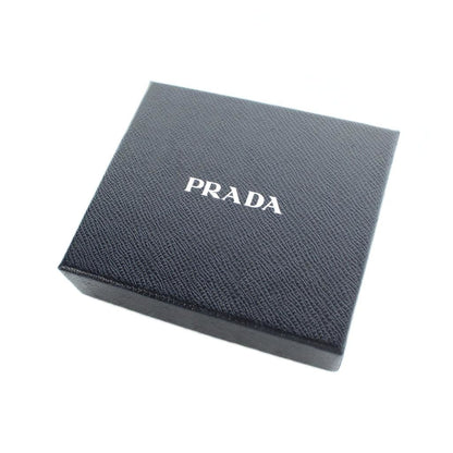 Prada Bifold Wallet Leather Logo Brown — view 8