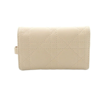 Dior Mydior Aster Cannage Key Case Quadruple Strand Leather Pink Key Holder — view 2