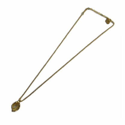 Dior Necklace Logo Rhinestone Gold — view 4