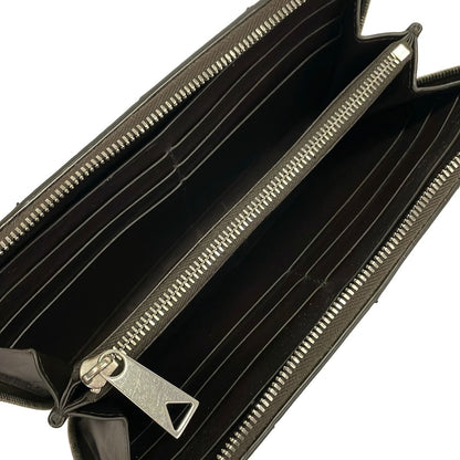 Bottega Veneta Wallet Cassette Dark Brown Zip Around Leather — view 3