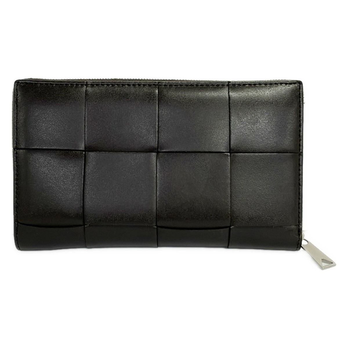 Bottega Veneta Wallet Cassette Dark Brown Zip Around Leather — view 2