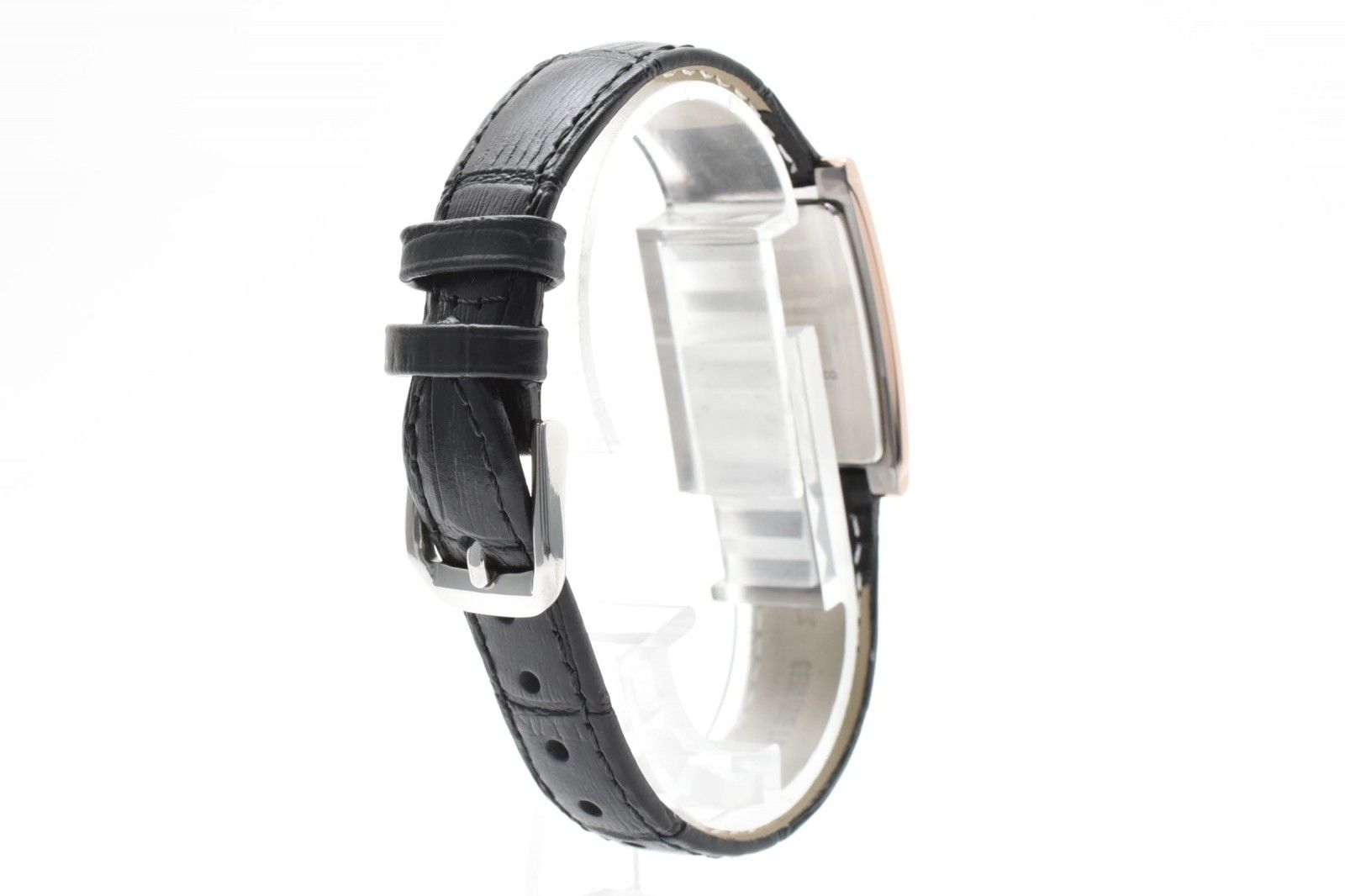 Saint Laurent Watch White Dial Rectangular Leather — view 8