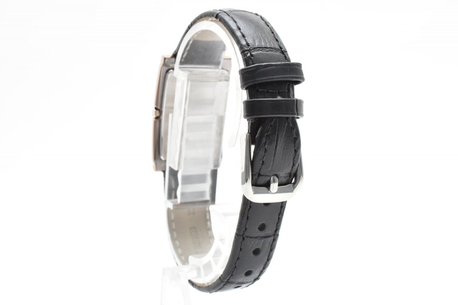 Saint Laurent Watch White Dial Rectangular Leather — view 6