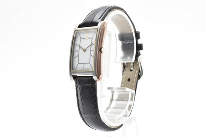 Saint Laurent Watch White Dial Rectangular Leather — view 3