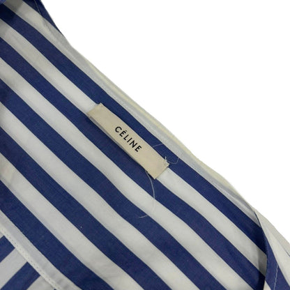 Celine by Phoebe Philo Fi Bi Filo Dre Pneck Stripe Pruo Blouse 2 0 At5 Blue — view 5