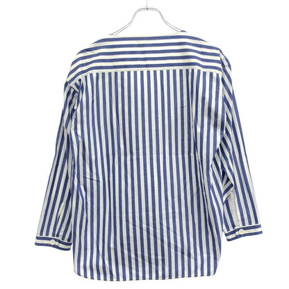 Celine by Phoebe Philo Fi Bi Filo Dre Pneck Stripe Pruo Blouse 2 0 At5 Blue — view 2