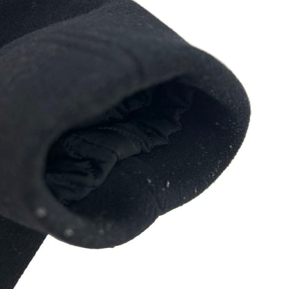 Balenciaga Leather Toggle Wool Melton Duffle Coat Black 46 — view 7