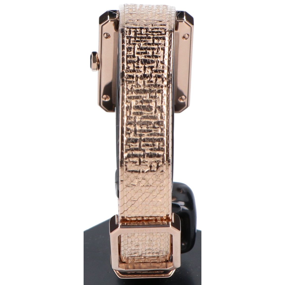 Chanel Polished 750 Beige Gold Boyfriend Tweed Quartz Watch — view 5