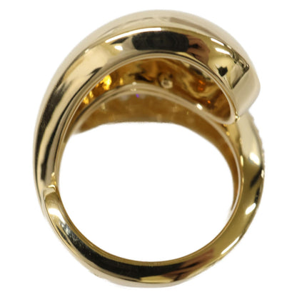 Cartier Polished Pave Diamond Inyang Ring — view 5