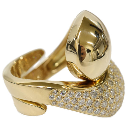 Cartier Polished Pave Diamond Inyang Ring — view 4