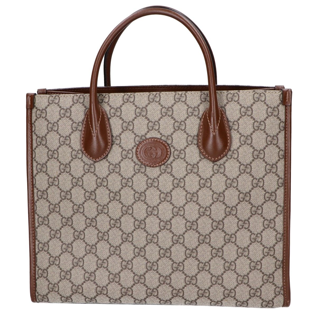 Gucci Interlocking GG Supreme Small 2-Way Tote