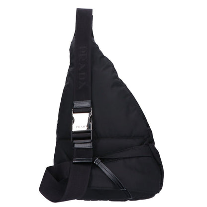Prada Re-Nylon Leather Shoulder Backpack — view 3