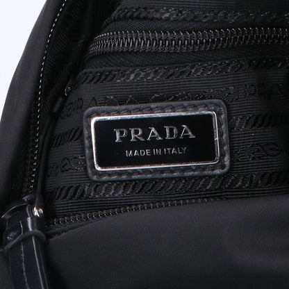 Prada Re-Nylon Leather Shoulder Backpack — view 7
