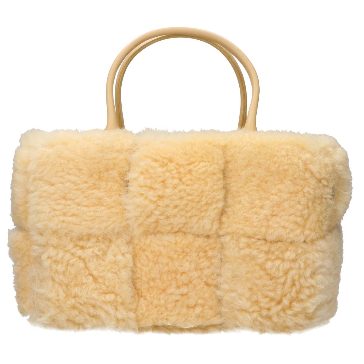 Bottega Veneta Shearling Lambskin Small Arco Tote