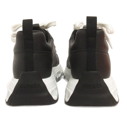 Hermes Impulse Sneakers Low Cut Thick Sole Black — view 3
