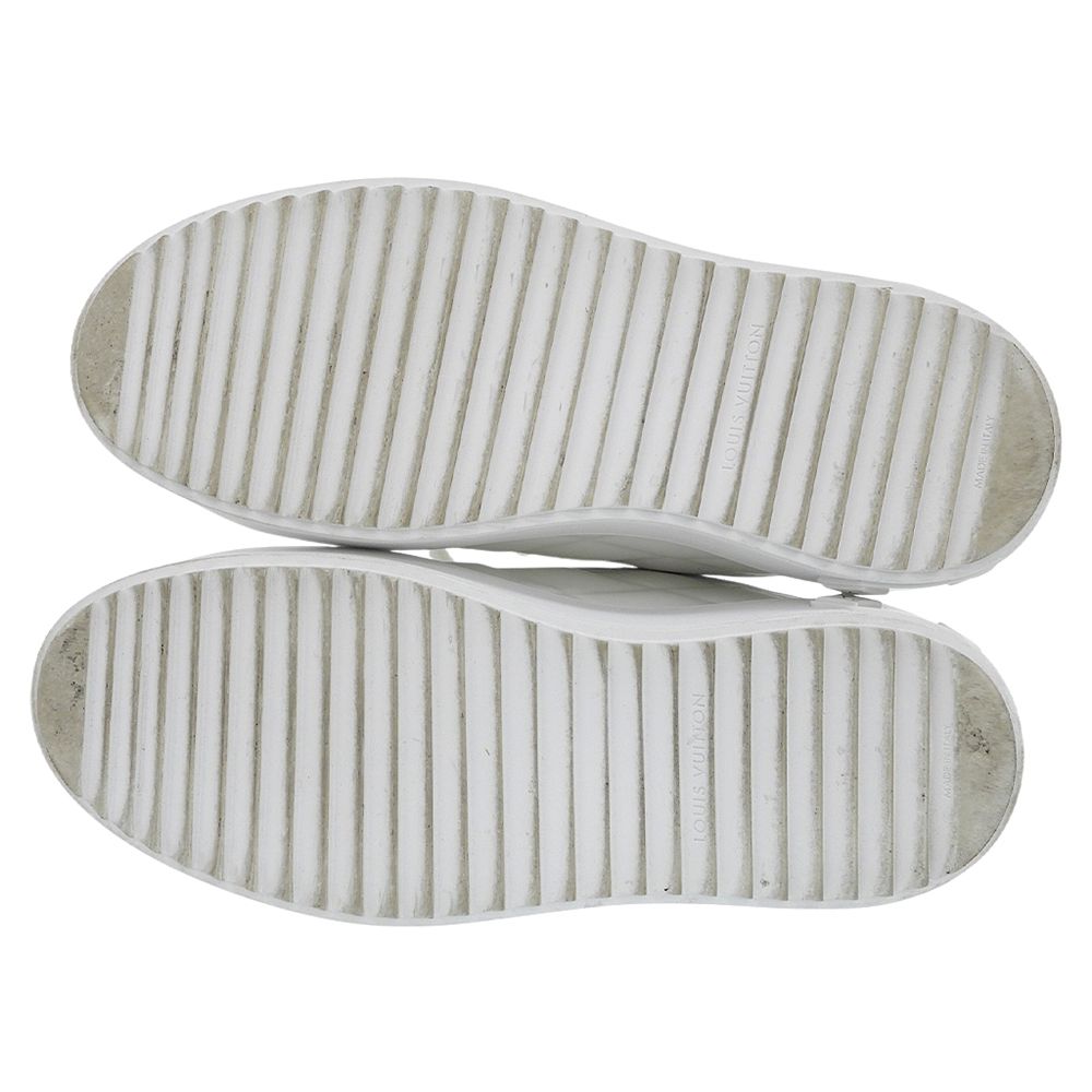 Louis Vuitton Time Out Line Monogram Charm Sneakers White — view 2