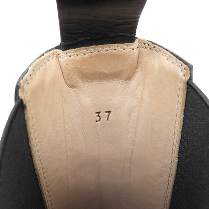 Bottega Veneta Lug Rug Side Gore Boots Chelsea Shoes Black — view 6