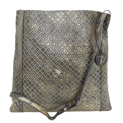 Bottega Veneta Intreccio Mirage Shoulder Bag Black Gold
