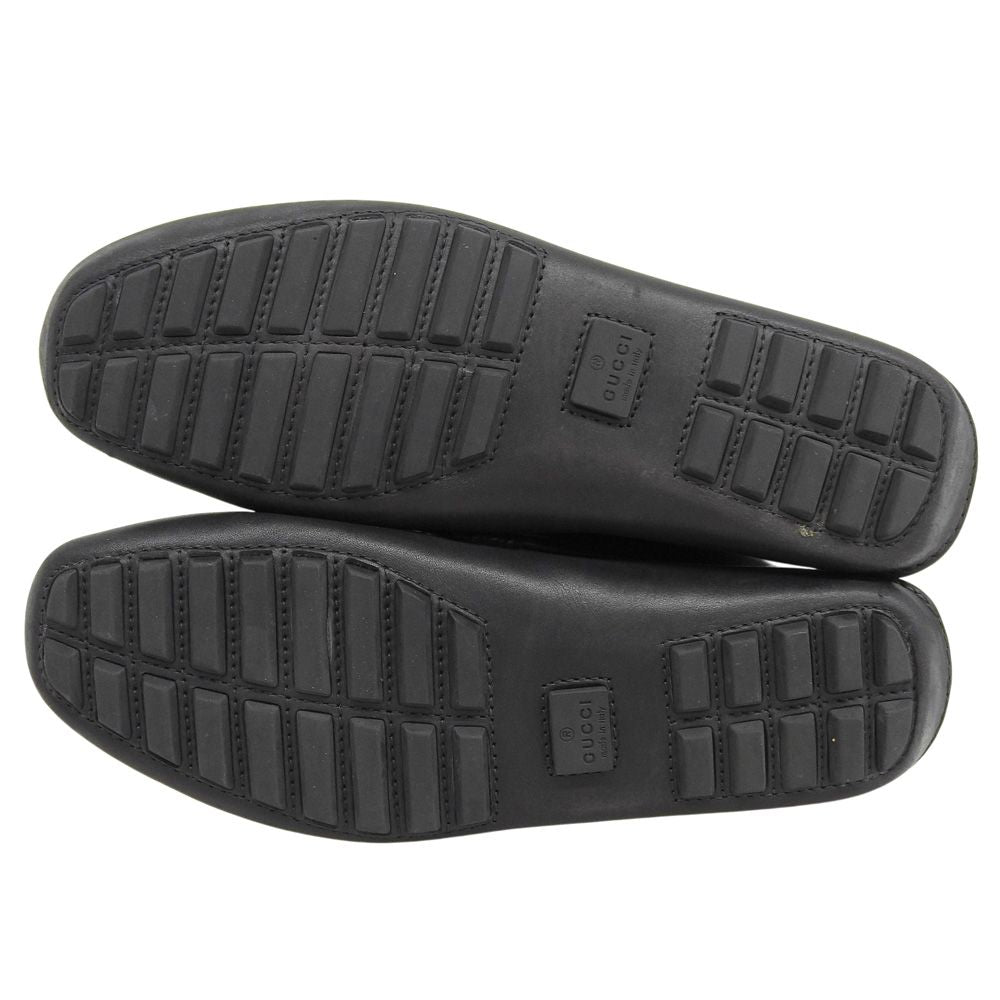 Gucci Leather Driving Shoes Black — view 2