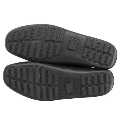 Gucci Leather Driving Shoes Black — view 2