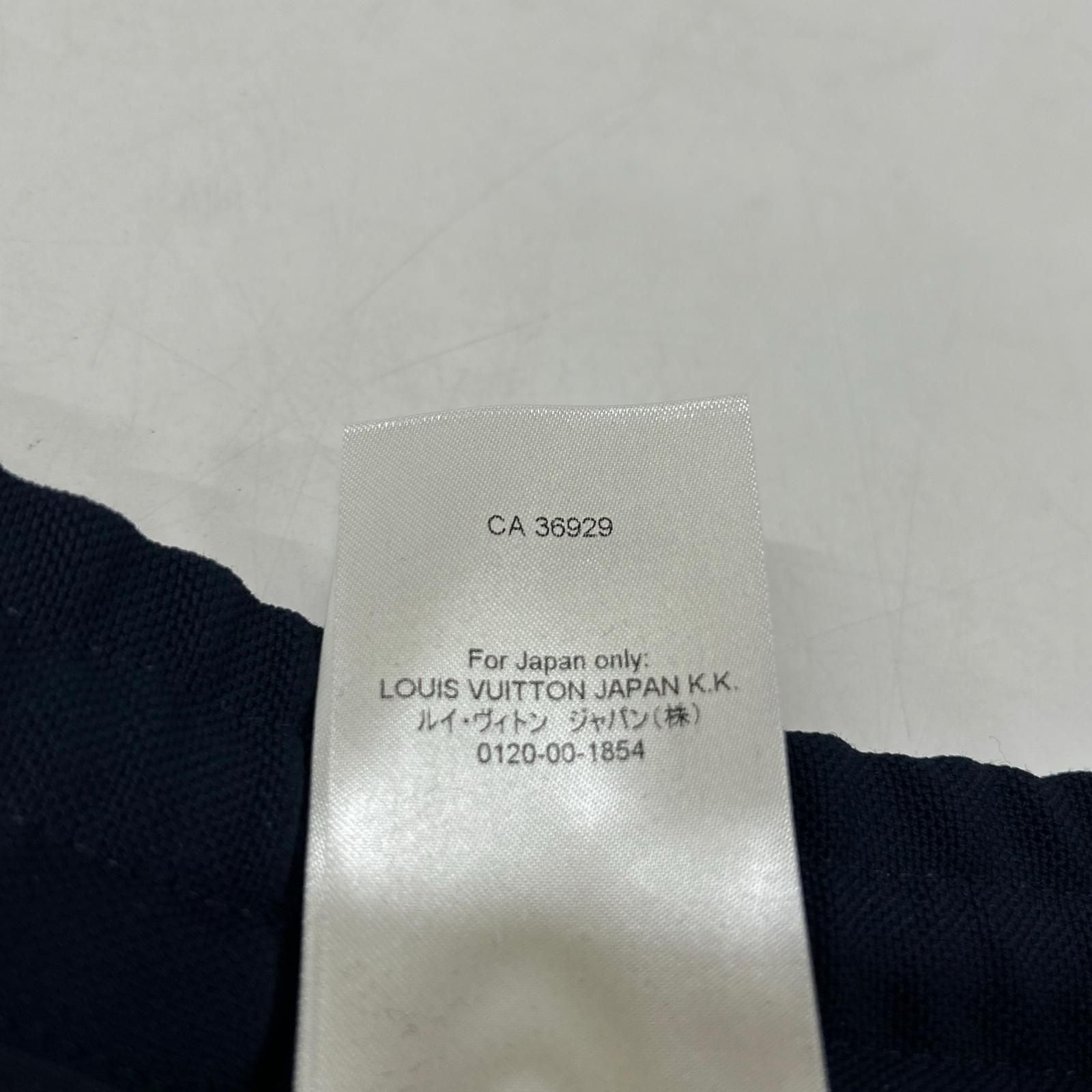 Louis Vuitton Hlb Navy Wool One Tuck Wide Trousers Pants 48 — view 6