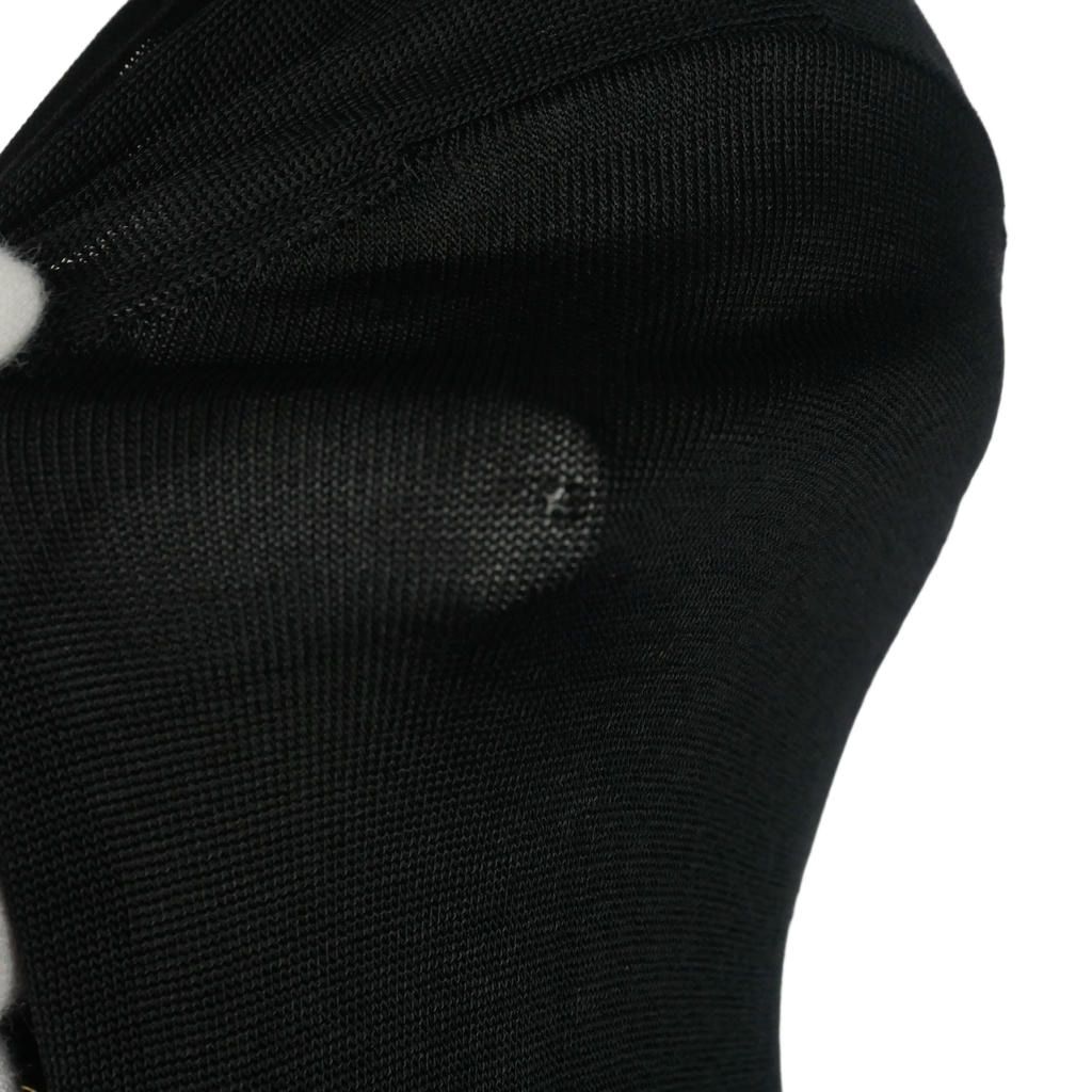 Gucci Rayon Top Belt Long Sleeve M Black — view 6