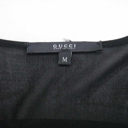 Gucci Rayon Top Belt Long Sleeve M Black — view 7