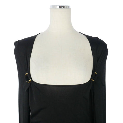 Gucci Rayon Top Belt Long Sleeve M Black — view 3