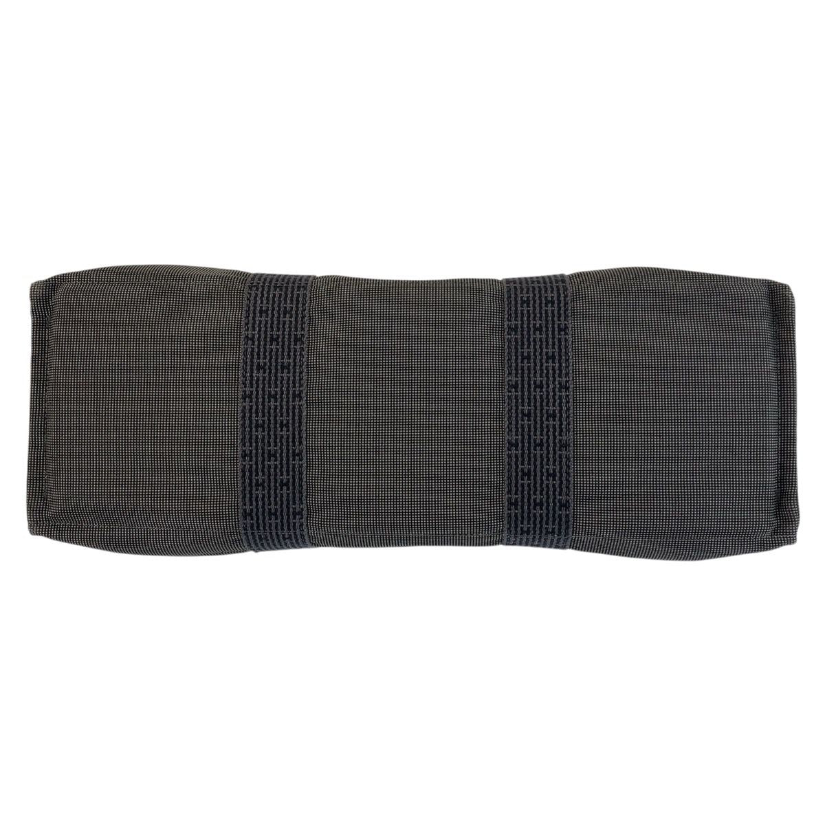 Hermes Her Line GM Gray Silver Polyamide Tote — view 9