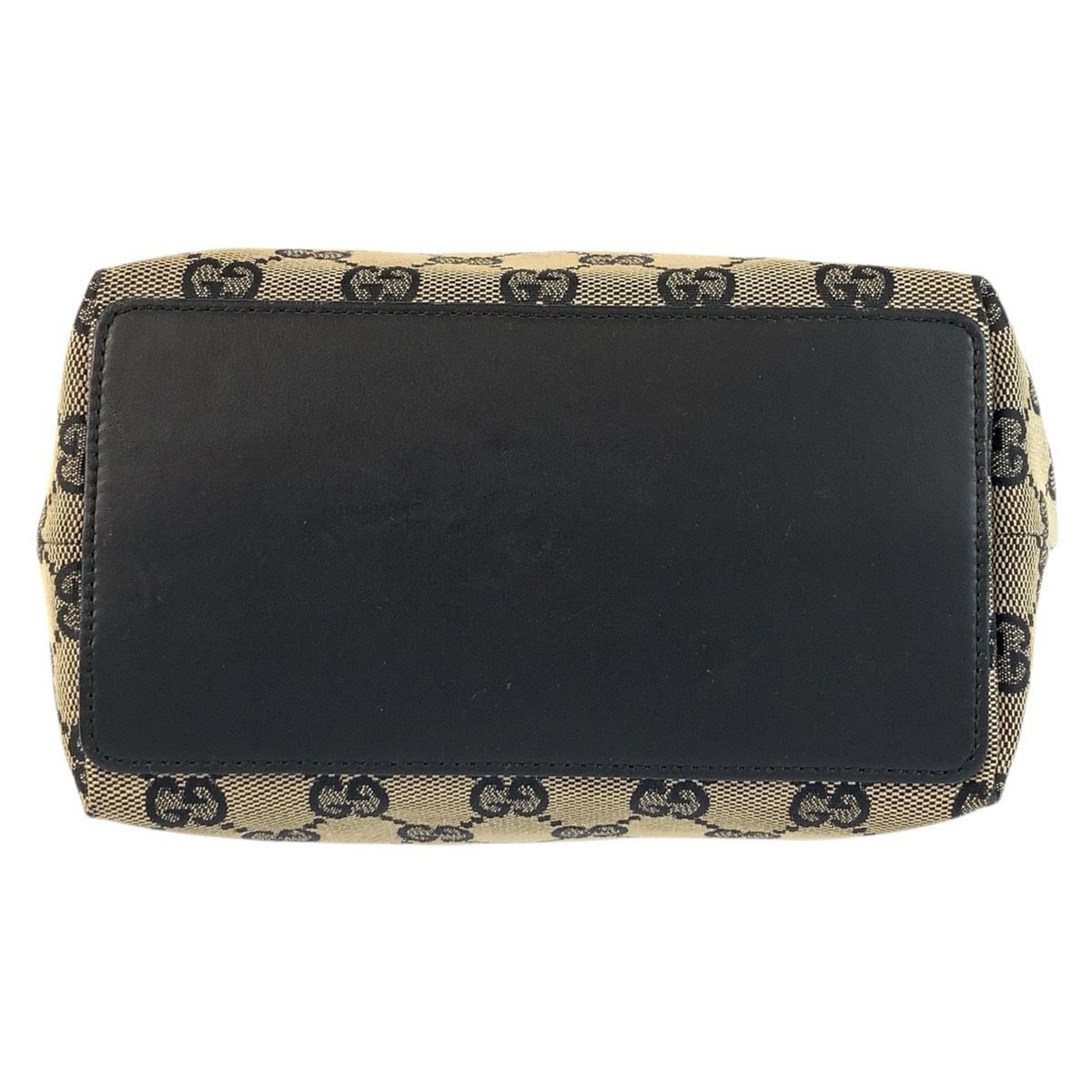 Gucci Black Gold GG Canvas Leather 002 Tote Shoulder — view 9