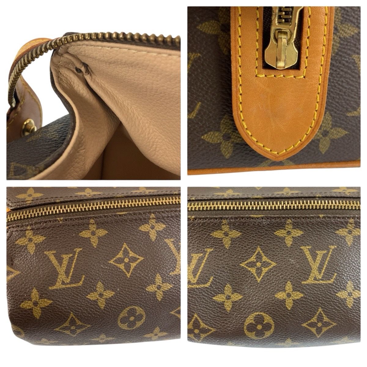 Louis Vuitton Monogram Trousse Pat Presion Brown Pouch Multi — view 5