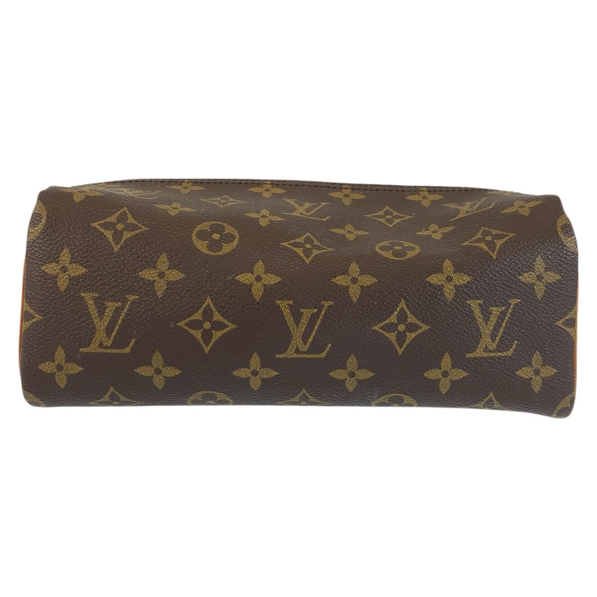 Louis Vuitton Monogram Trousse Pat Presion Brown Pouch Multi