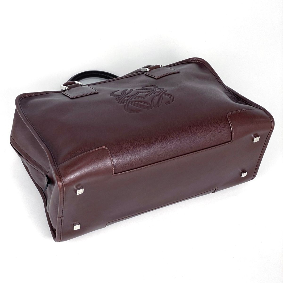 Loewe Amazona 36 Anagram Handbag Leather Brown — view 2