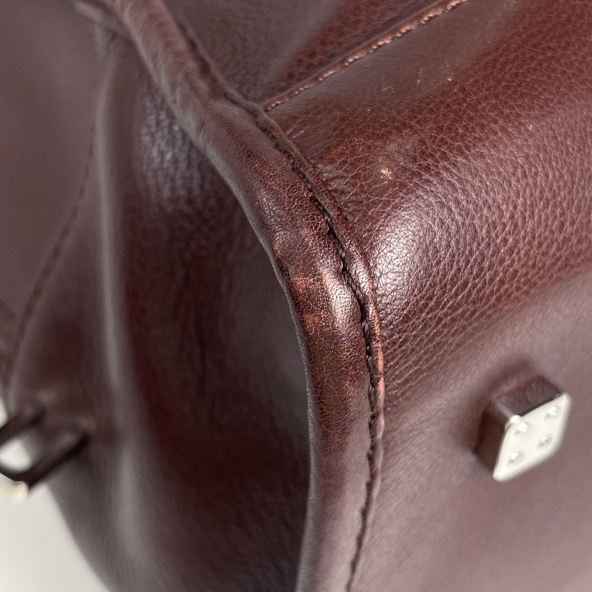 Loewe Amazona 36 Anagram Handbag Leather Brown — view 3