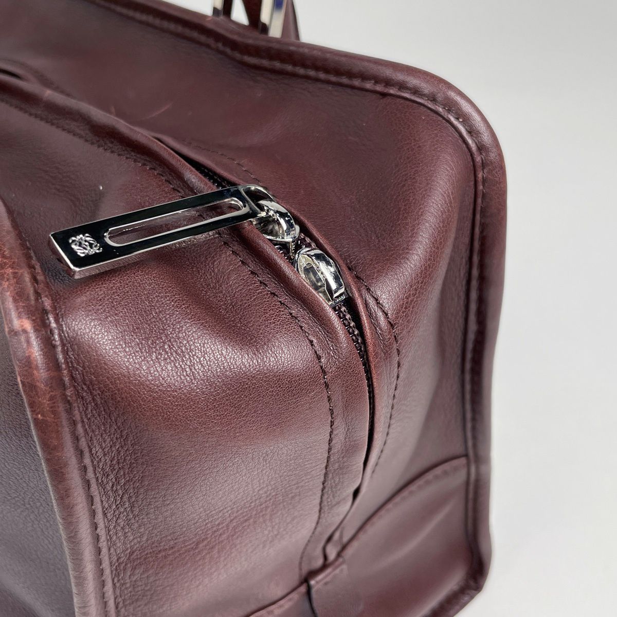 Loewe Amazona 36 Anagram Handbag Leather Brown — view 4