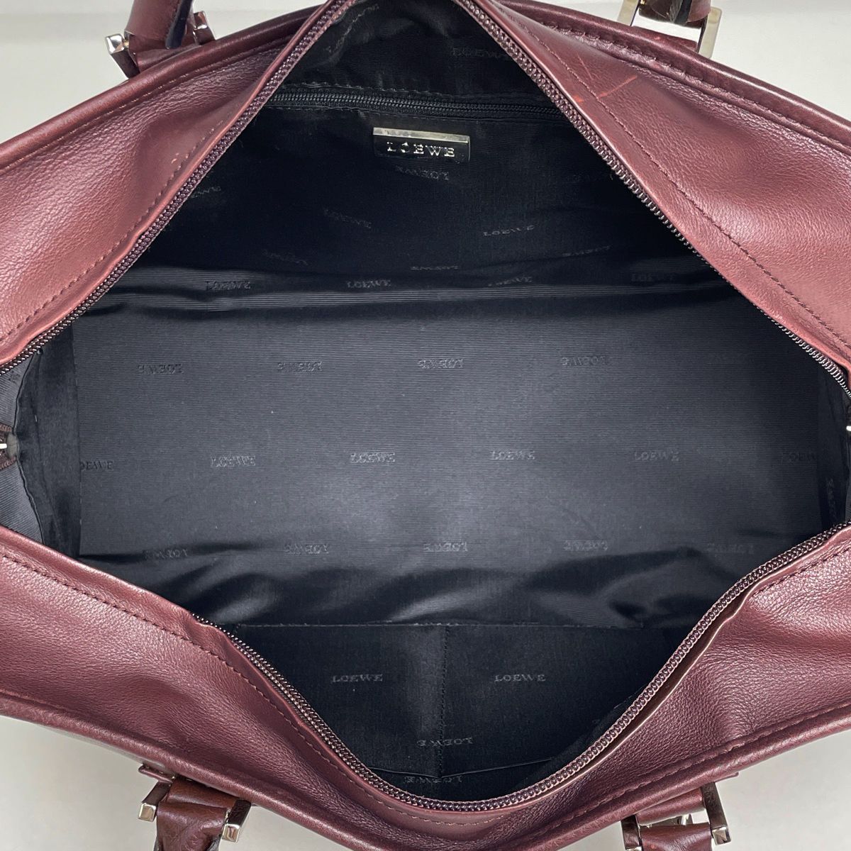 Loewe Amazona 36 Anagram Handbag Leather Brown — view 7