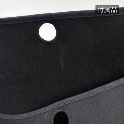 Hermes Herbag Cabas 2-Way Shoulder Bag Tote Toile Officier Black — view 6
