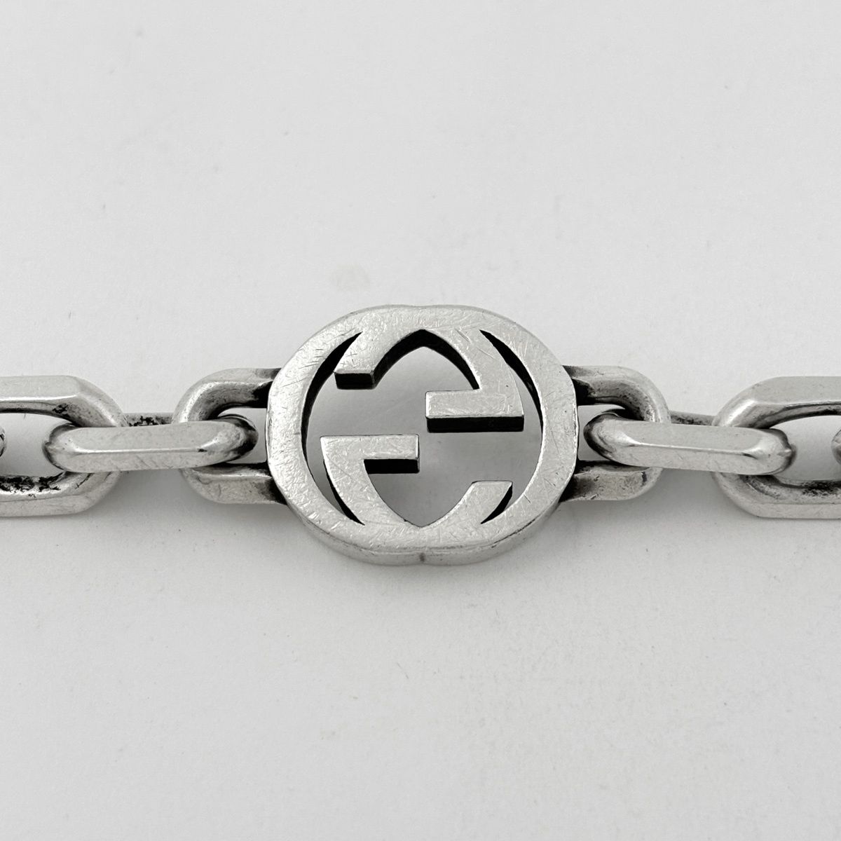 Gucci Interlocking Bracelet 925 Sterling Silver — view 2