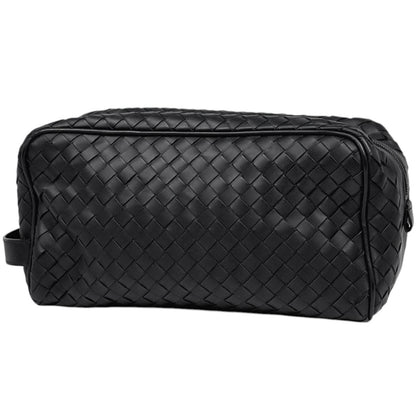 Bottega Veneta Intrecciato Second Bag Handbag Leather Black