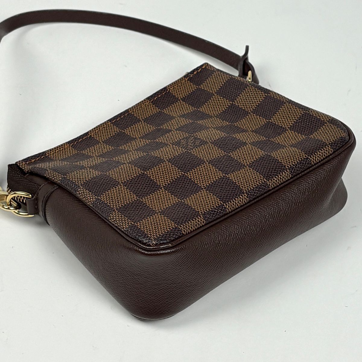 Louis Vuitton Trousse Makeup Pouch Damier Brown — view 2